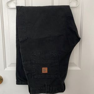 Carhartt Original Fit Mens Black Dungaree 36x30